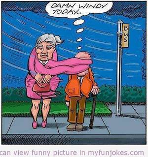 big fat boobs cartoon - old people jokes boobs