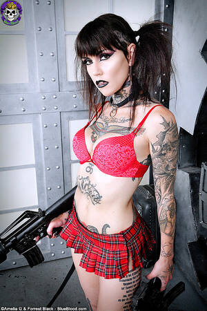 Barely Evil Xxx - Hot Nude Babes Naked Models Barelyevil Malice Mcmunn Beautiful Tattoo Sexo Xxx  Porn Pictures