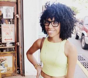 Curly Glasses Porn Ebony - pretty curls, pretty girl, I love her glasses