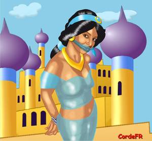 Indian Princess Cartoon Porn - Jasmine in bondage.