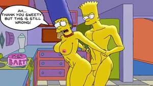 Bart Fucking Marge Simpson - Bart turns 18 and fucks mom - SuperPorn