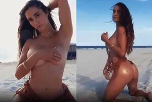 natalie topless beach bikini - Natalie Roush Nude Topless Bikini Beach Video - XXBRITS
