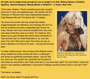 Jessica Simpson Fucked Hard - Page 2 Simmons ReReadables (2001): Bill chooses between Britney Spears,  Christina Aguilera, Jessica Simpson, Mandy Moore and Shakira : r/billsimmons