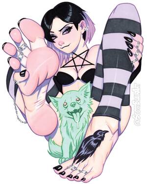 emo foot porn - Rule 34 - 1girls beast boy black nails black toenails dc dc comics egirl emo  feet foot fetish foot focus garfield logan goth goth girl looking at viewer  nail polish pov pov