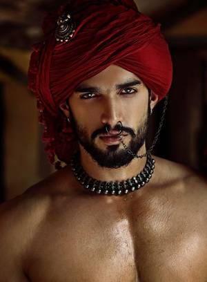 Indian Middle Eastern Men Gay Porn - Indian male Model Vikas Purohit, Photograph by Sayan Sur roy