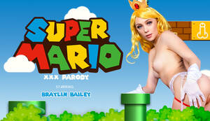 Mario Porn Parody - Super Mario VR Porn - Braylin Bailey as Princess Peach VR Cosplay Porn | VR  Conk