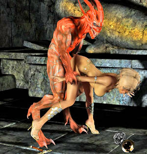 Demon Fucking Porn - Ripped demon fucks an explorer girl from behind | 3dwerewolfporn.com