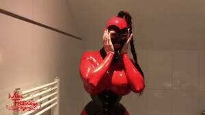 Inflatable Boob Latex Catsuit Porn - Inflatable figure pants under a big boob catsuit, uploaded by kurnikcell