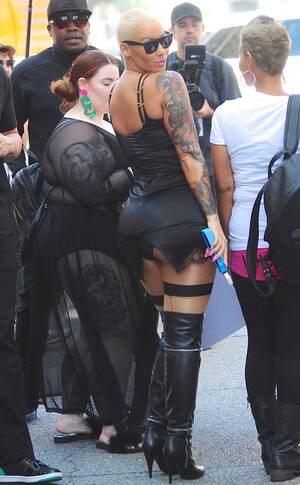 Amber Rose Xxx Porn - Amber Rose Dons Lingerie at Her SlutWalk: Pics and Details