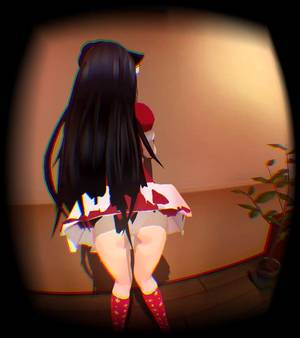 3d Maid Porn - Custom Maid 3D VR - Akiyama Mio ( Oculus tracking demonstration )