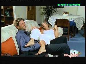 Daniela Poggi Sex Scene - Daniela Poggi teasing a man with her sexy feet