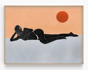 african american ghetto girl nudes - African American Black Woman Art Nude Black Girl Art Print - Etsy Israel