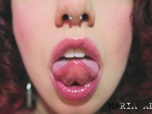 fetish pov - Maria Alive - POV, tongue fetish - Preview â™¥ â™¡ â™¥