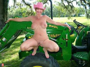 Farm Mature Porn - Mature wifey displaying on a farm.