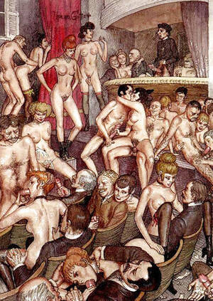 Gay Orgy Art - Crossdresser Orgy Drawings | Anal Dream House
