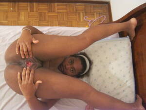 beautiful black pussy spread - Black pussy spreading and poses for web ebony homemade photos