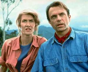 Laura Dern Jurassic Park Porn - Laura Dern and Sam Neill as Dr. Ellie Sattler and Dr. Alan Grant from  Michael Crichton's 'Jurassic Park' - Halloween Couples Costume Idea