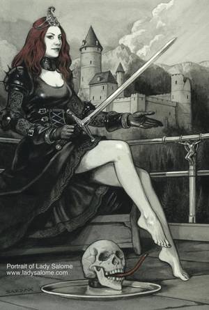 Fantasy Slave Art Porn - Lady Salome, a mistress from Germany, wished for a fantasy-based theme and  taking her name as a starting-off point we thought of a head on a silver  platter, ...