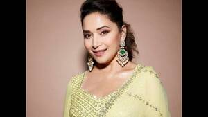 bollywood star madhuri naked - Madhuri Dixit Shares A Cutesy Cat-face Photo