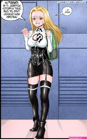 kinky latex anime - Anime Girl Latex Bondage Sissy | Anal Dream House