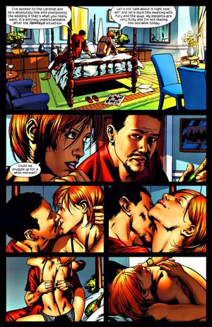 Black Widow And Iron Man Cartoon Porn - Tony Stark & Black Widow Ultimate Sex Scene by Bryan Hitch, Auctioned