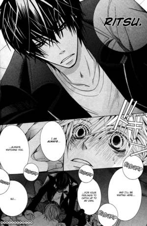 hatsukoi is posing - Sekaiichi Hatsukoi