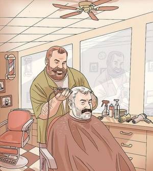 Mature Couple Comic - Find more masculine mature men on www.datedick