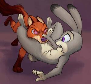 Furry Porn Eating Pussy - 2016 all_fours anthro anthro_on_feral breasts canine clitoris cunnilingus  disney female feral forced fox fur furry grey_fur