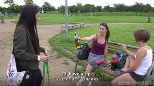 czech streets lesbian - Czech Couples 28: Swinger Lesbians loves to fuck in public. Watch Video