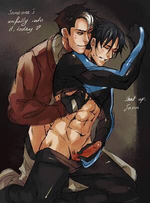 Dick Grayson Porn - Jason Todd X Dick Grayson - Gay Porn Comic