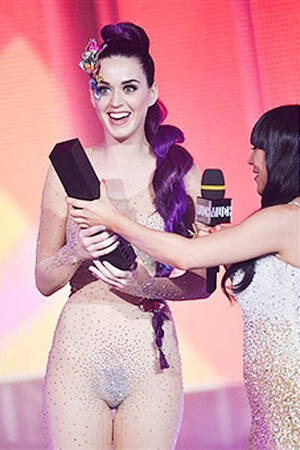Katy Perry Hot Celeb Porn - Katy Perry took to the stage in a nude bodysuit during MuchMusic Video  Awards in Toronto