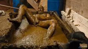 Manure Fetish Porn - Franky's Time in the Manure Basin - ManureFetish - anal masturbation