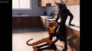 Furry Wolf Oral Sex - Furry Kitchen Wolf Blowjob Animation, uploaded by yorours