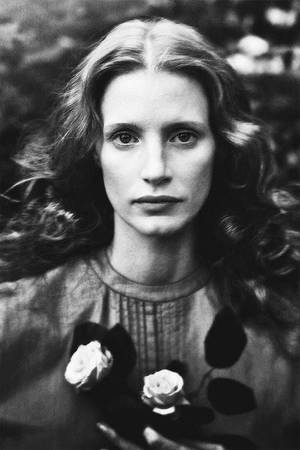 Anna Lou Vintage Pregnant - Annie Leibovitz. Jessica Chastain, 2013.