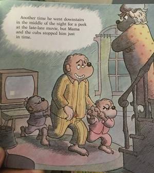 Berenstain Bears Porn - Never realized how naughty Papa Bear was.