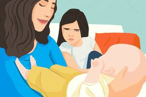 Boy And Mom Sleeping Porn - My Older Child Isn't Bonding With Her Baby Sibling, How Do I Encourage Her  to Care?