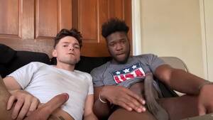 jerking - Jocks Jerk off together and Bust their Loads to Porn - Pornhub.com