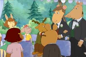 Arthur Cartoon Sex Porn - Arthur' Opens Season With a Same-Sex Wedding and a Cake - The New York Times
