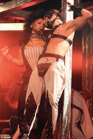 Janet Jackson Sex Porn - Janet Jackson shocks fans with X-rated performance (and wild new mohican)  at comeback concert | Daily Mail Online