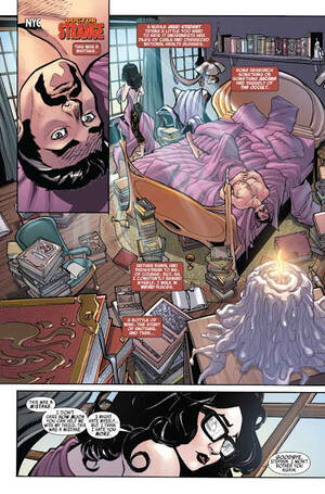 Clea Doctor Strange - Sanctum Sanctorum Comix: STRANGE BEDFELLOWS: A SUPREME IMPROPRIETY? Dr.  Strange scoring some \