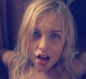 Facial Amateur Blonde - Amateur blond facials . New porn.
