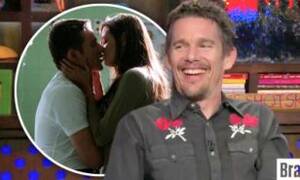 Angelina Jolies Pussy - Ethan Hawke says best kiss Angelina Jolie was born to make men weak | Daily  Mail Online