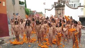 hispanic group nude - 100 Mexican nude women group