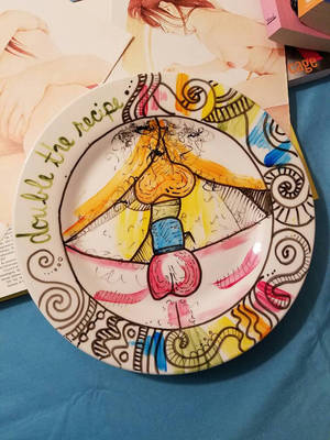 Dp Porn Drawings - Boy on Boy on Boy Double Penetration Art/ Gay Sex Art/ DP Art/ Cock Art/  Cock Plate/ Porn Plate/ Gay Men Art/ Double Penetration/ Gay Sex