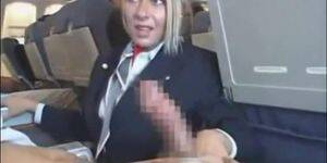 Flight Attendant Blowjob - Flight Attendant BJ - Tnaflix.com