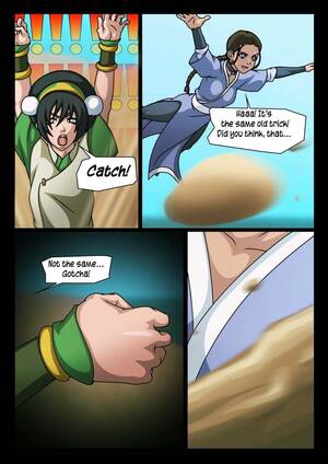 Avatar Katara Comic - Katara x Toph - 005 xxx
