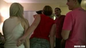 horny dudes at the party - Three HOT & Horny College Girls Invite some Guys over for an Orgy -  Pornhub.com
