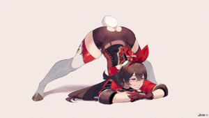 amber cartoon porn - Amber Jack O Challenge (Nyantcha & Washa) [Genshin Impact] - Hentai Arena