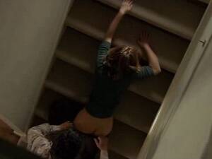 anal sex on staircase - Home Alone Housewife Gets Brutally Anal Fucked On the Stairs By Intruder -  NonkTube.com