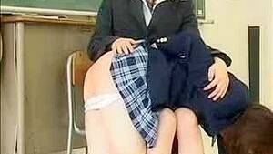 japanese teacher spanked - Japanese Schoolgirls Punished with Hard Spanking by Cruel Teacher | AREA51. PORN